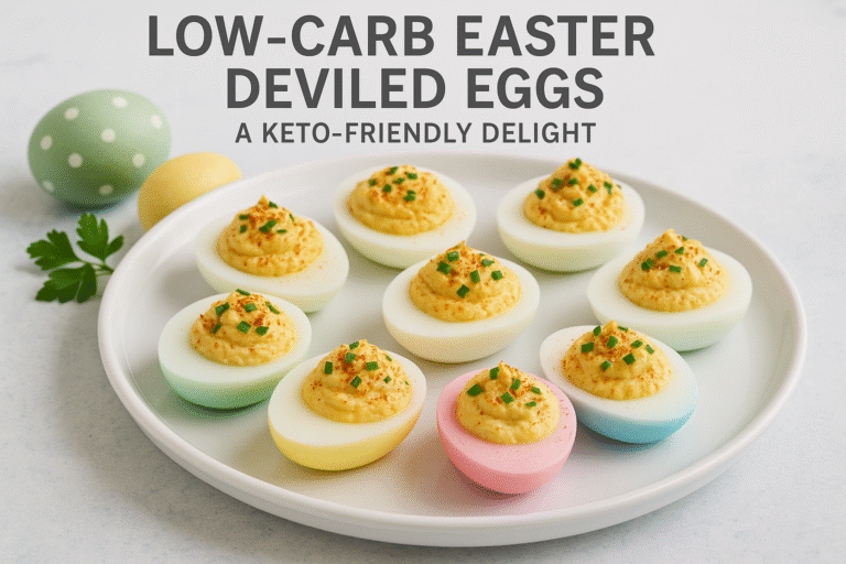 Low-Carb Easter Deviled Eggs – A Keto-Friendly Delight