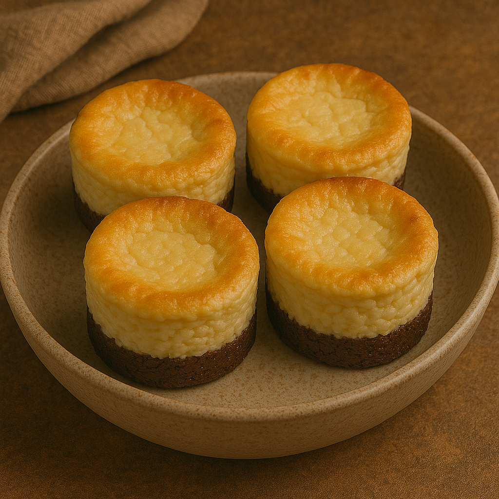 Mini High Protein Keto Cottage Cheese Cheesecake
