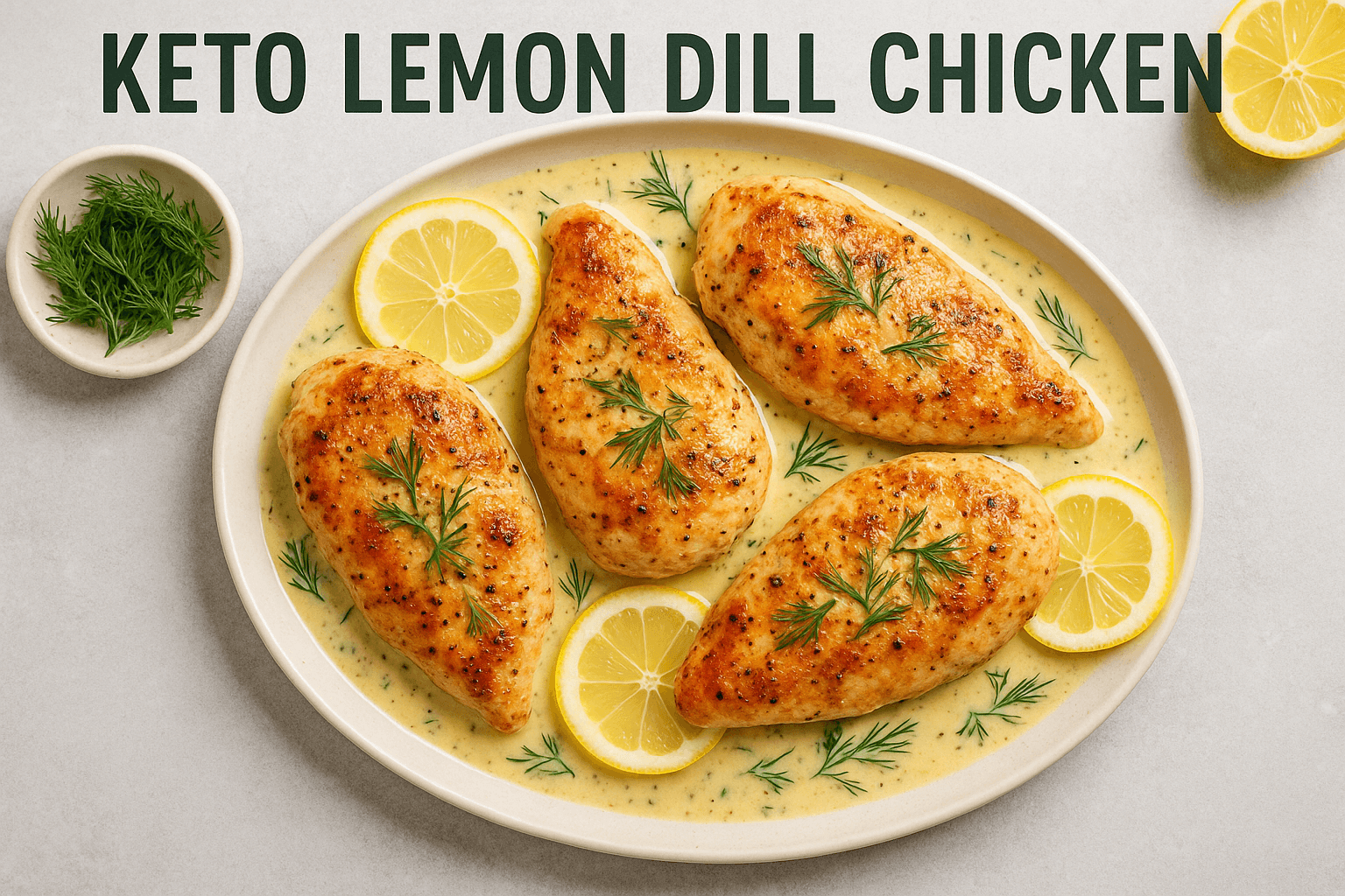 Keto Lemon Dill Chicken