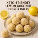 Keto-Friendly Lemon Coconut Energy Balls