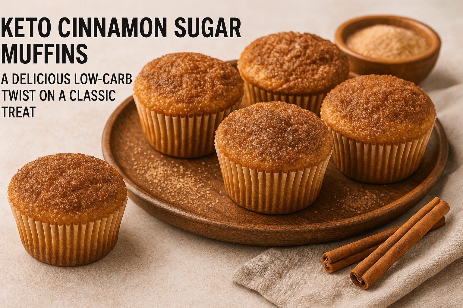 Keto Cinnamon Sugar Muffins: A Delicious Low-Carb Twist on a Classic Treat