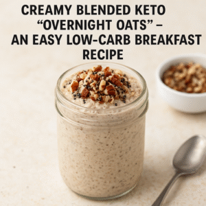 Creamy Blended Keto “Overnight Oats”
