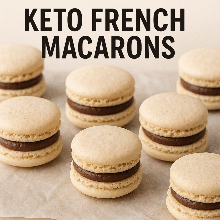 Keto French Macarons – Light and Guilt-Free
