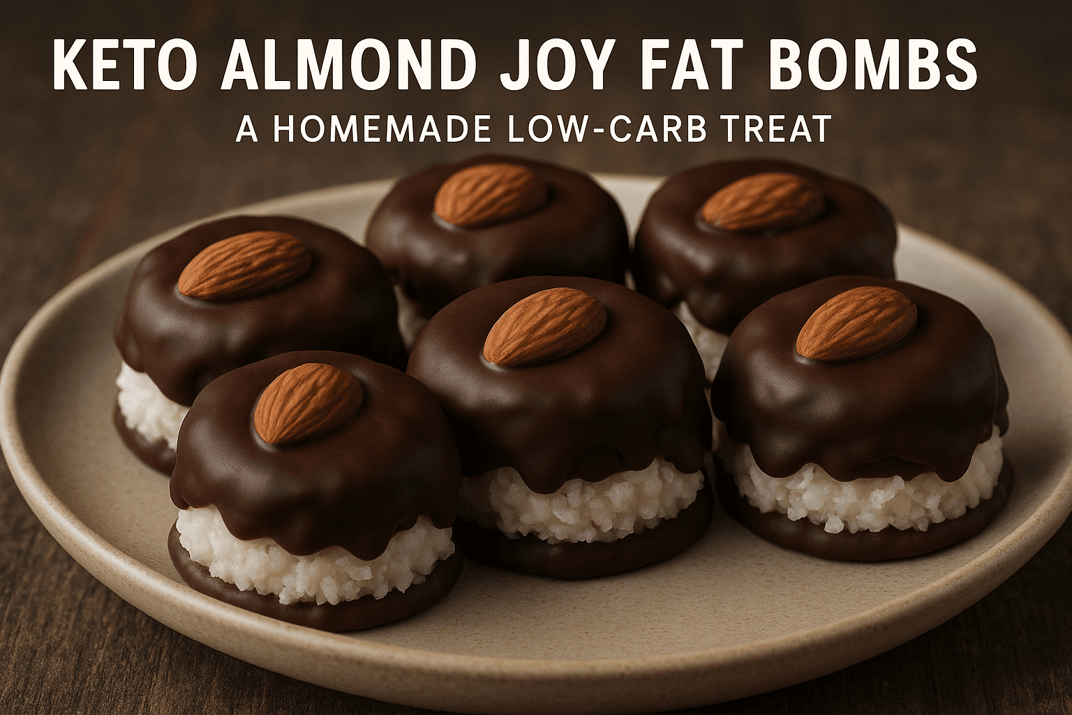 Keto Almond Joy Fat Bombs – A Homemade Low-Carb Treat