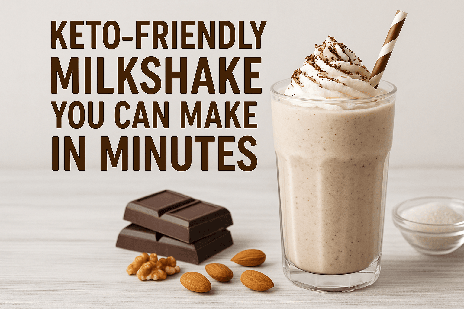 Keto-Friendly Milkshake You Can Make in Minutes